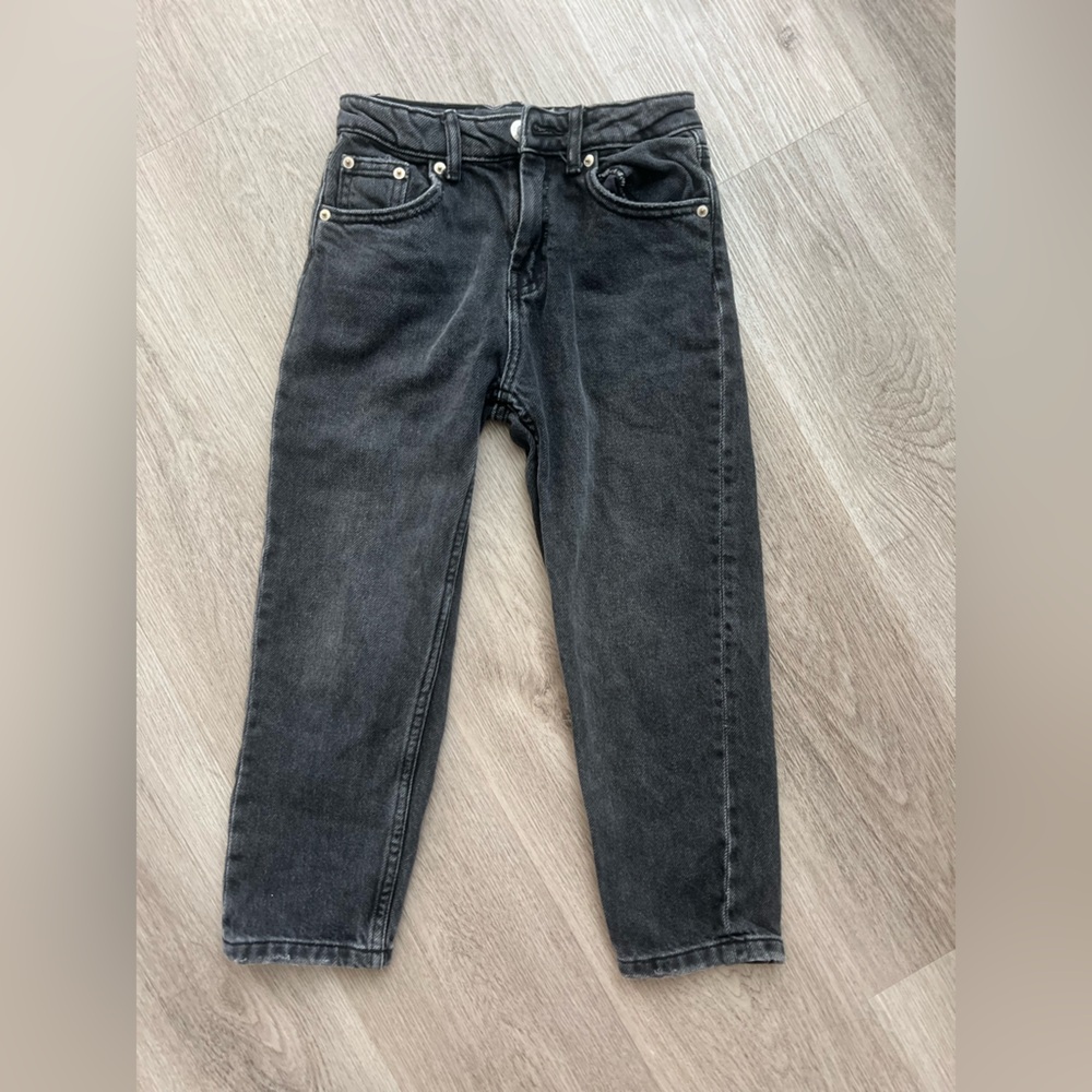 Zara Black Denim Jeans sz 8y